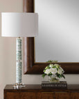 Jameis - Marbled Table Lamp - Green / White