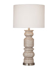 Helford - Table Lamp - Light Brown / White