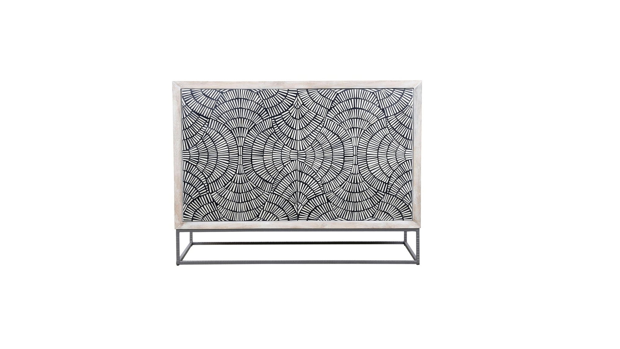 Magnolia - Bar Cabinet - Contrast Bone / White Wash Mango