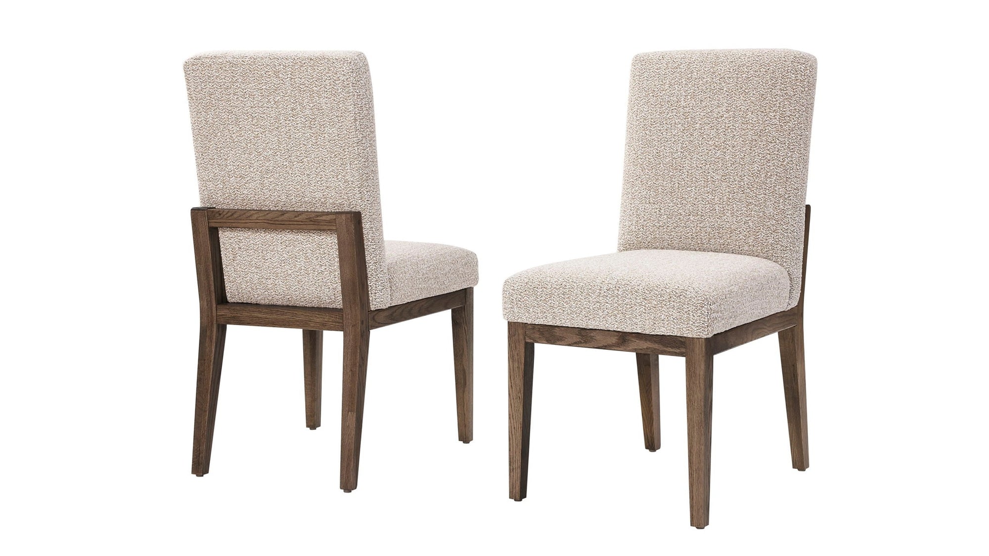 Dovetail - Upholstered Side Chair - Aged Grey Legs