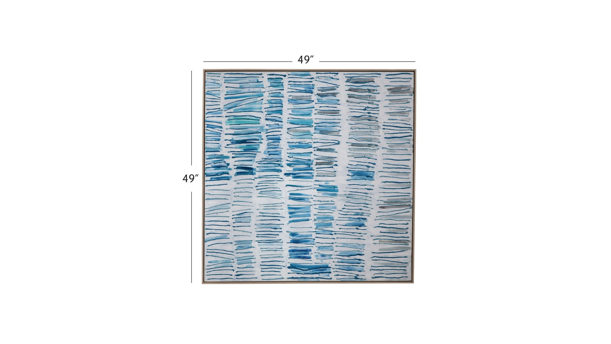 Blue Gail Canvas Art - Light Blue