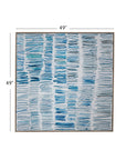 Blue Gail Canvas Art - Light Blue