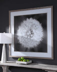 Dandelion Seedhead - Framed Print - Black