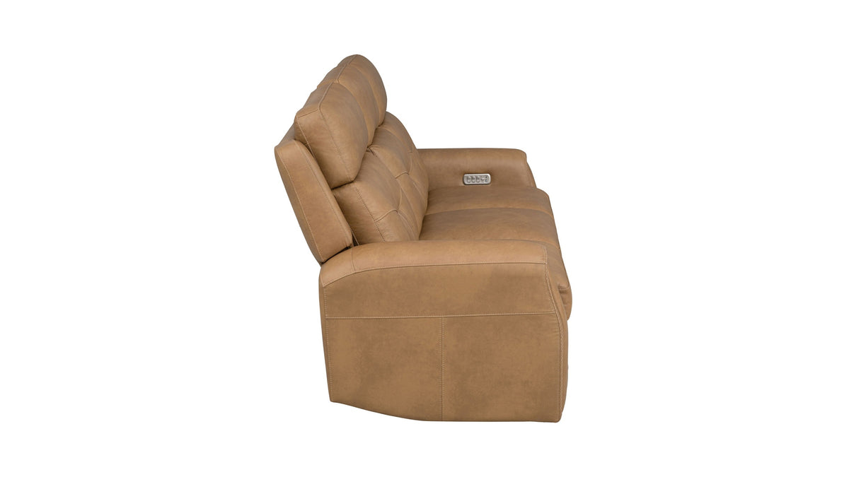 Felix - Power Reclining Sofa With Power Headrest, Lumbar, Heat &amp; Massage
