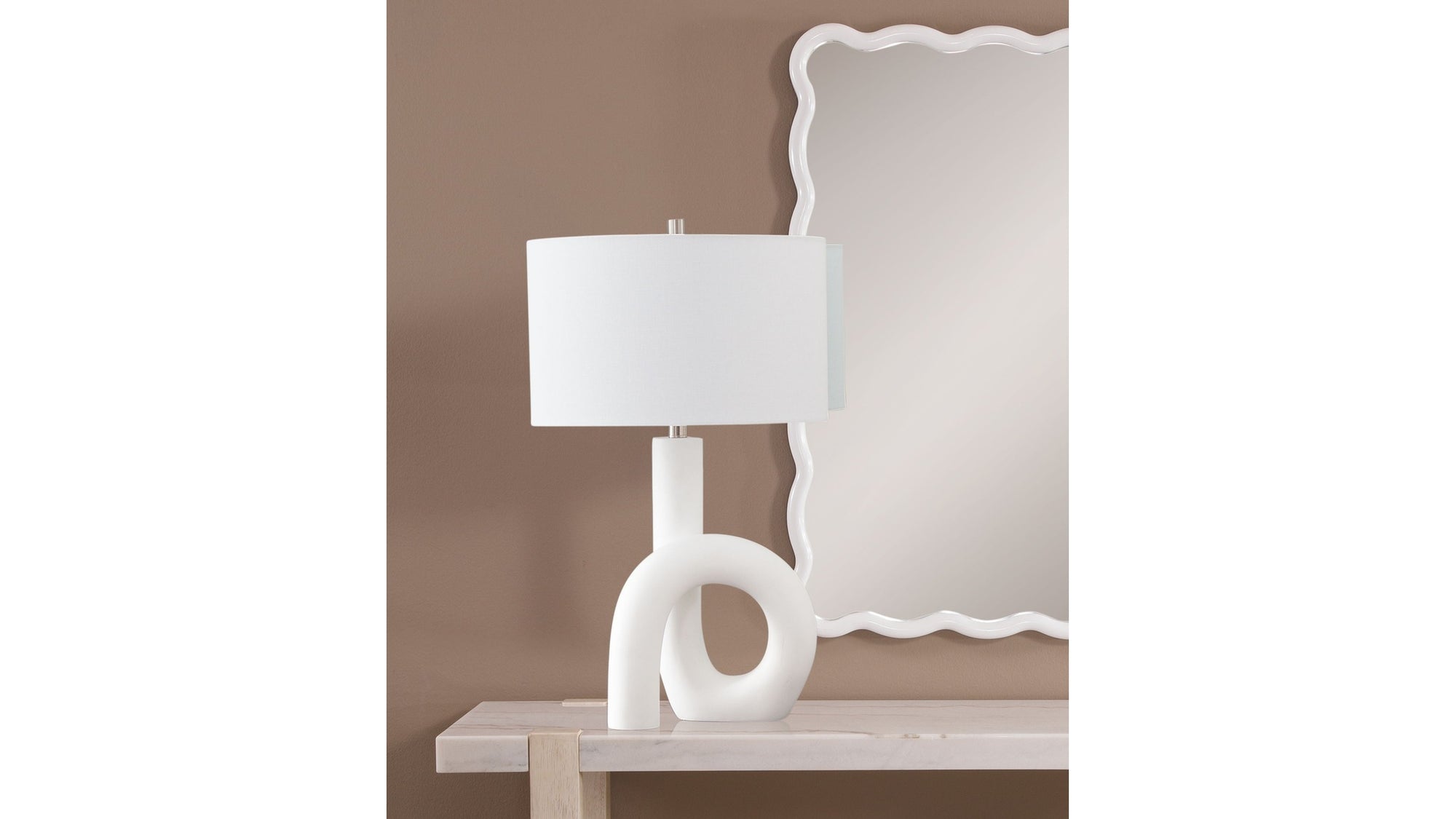 Alexx - Table Lamp - Matte White
