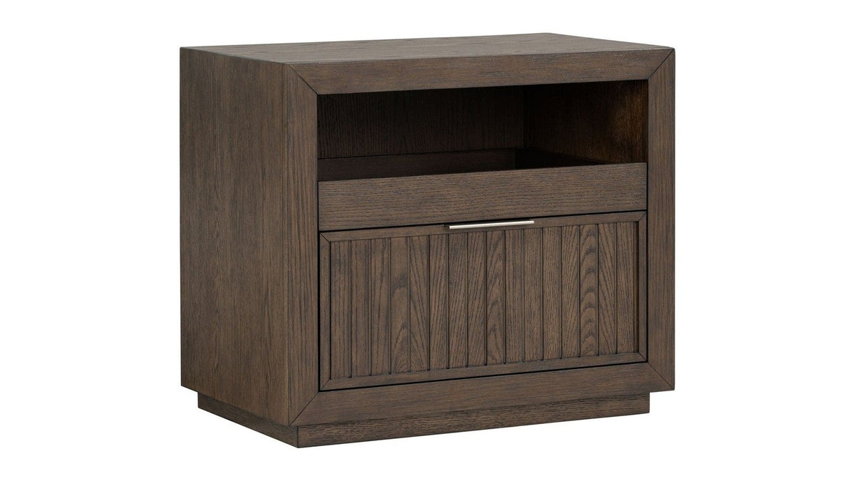 Athens - Open Nightstand - Dark Brown