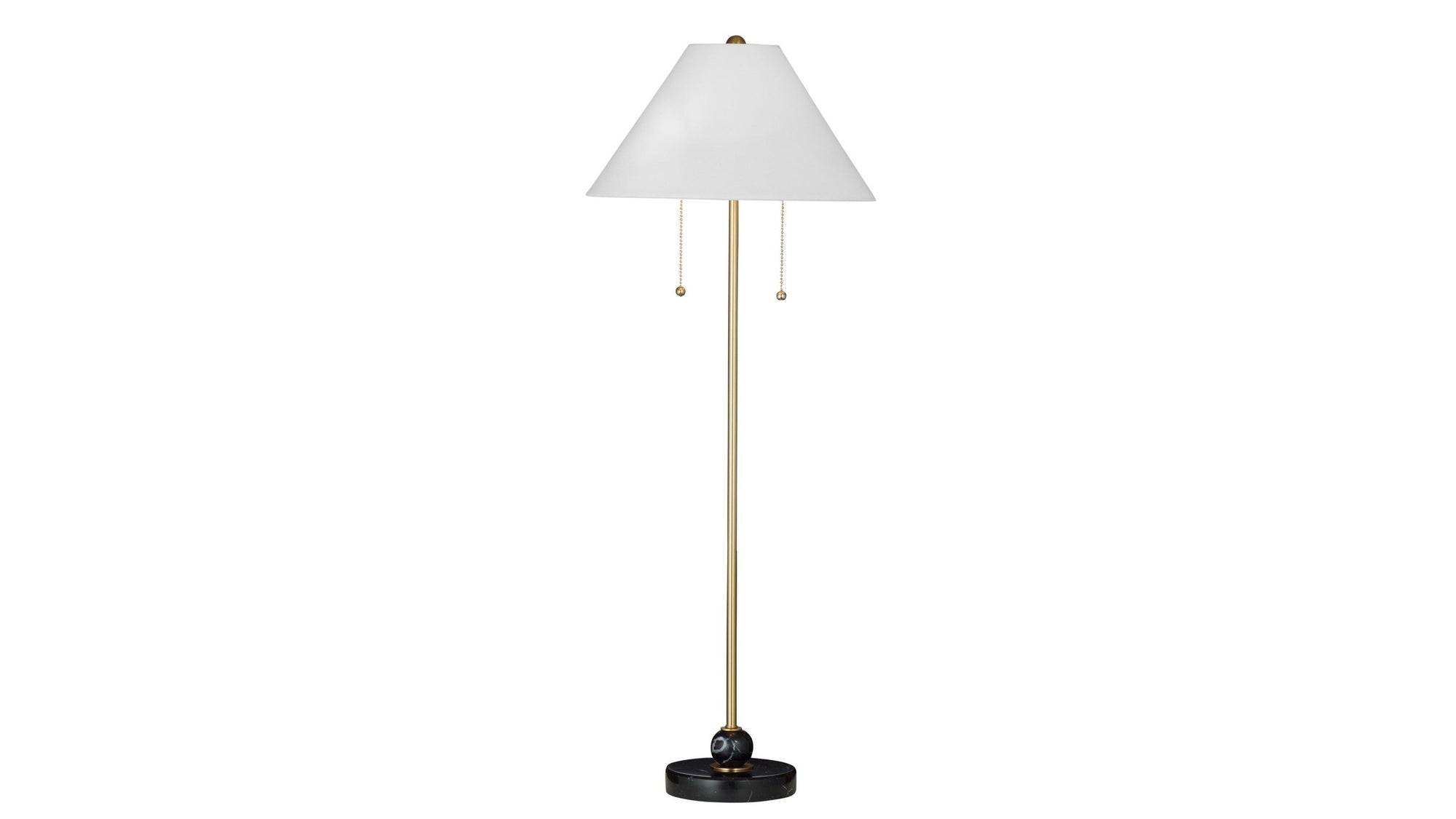 Winfield - Table Lamp - White / Brass