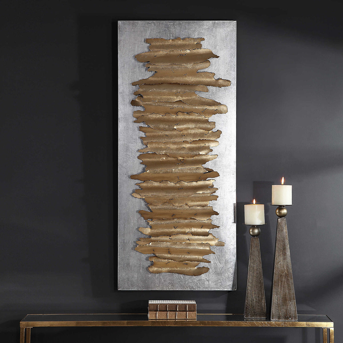 Lev - Metal Wall Decor - Gold