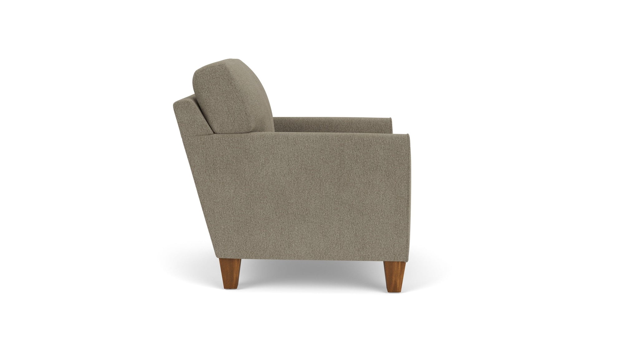 Moxy - Fabric Chair, Rounded Mailbox Arms