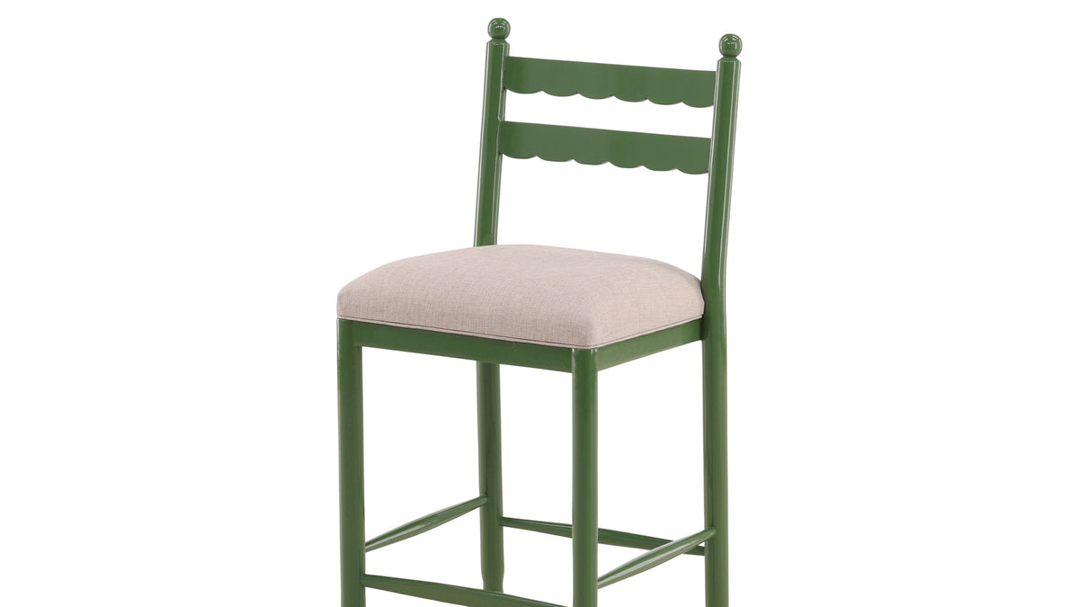 Bella - Counter Stool Set of 2 - Green