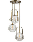 Mimas - 3 Light Cluster Pendant - Gold