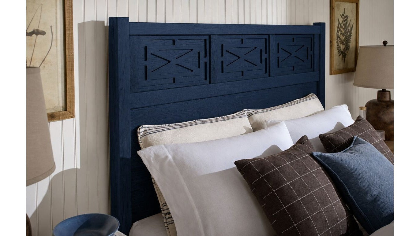 Tide &amp; Timber - Fretwork Bed With Storage Footboard