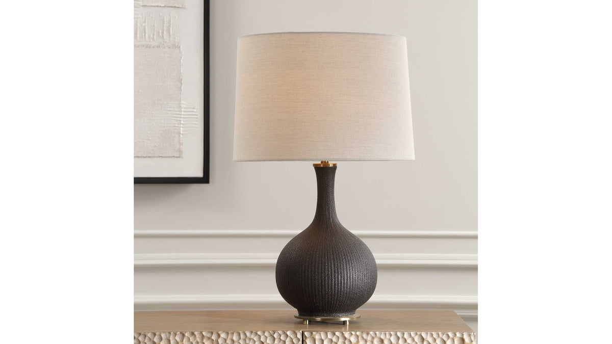 Rimini - Black Glaze Table Lamp