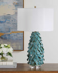 Mina - Table Lamp - Teal Blue