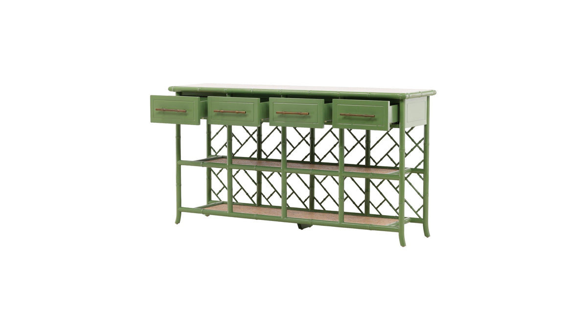 Trellis - Bamboo Sideboard - Green