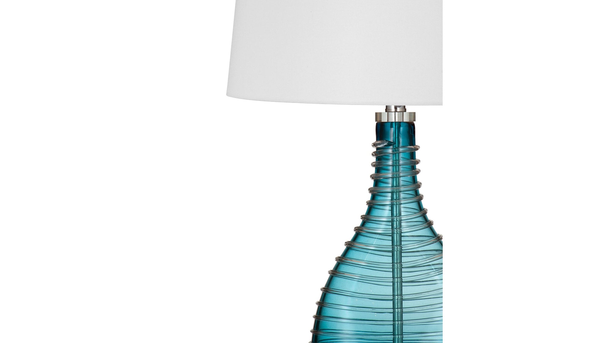 Andorra - Table Lamp - Blue / White