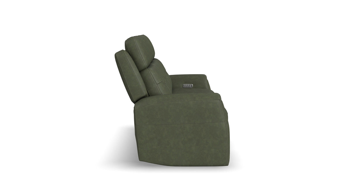 Felix - Power Reclining Sofa With Power Headrest, Lumbar, Heat &amp; Massage