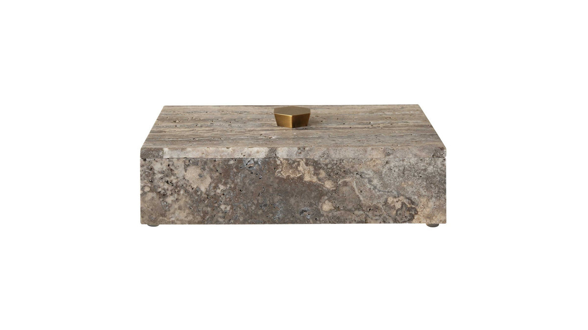 Griseus - Travertine Stone Box