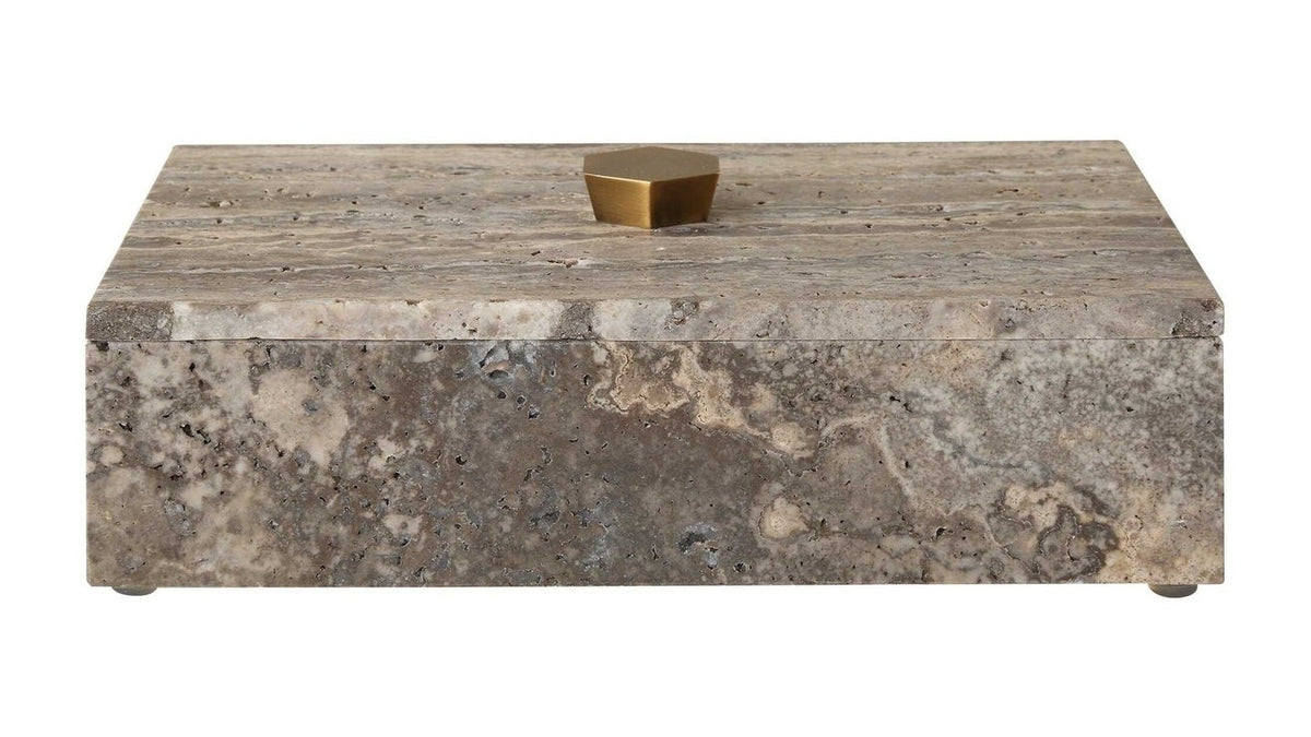 Griseus - Travertine Stone Box