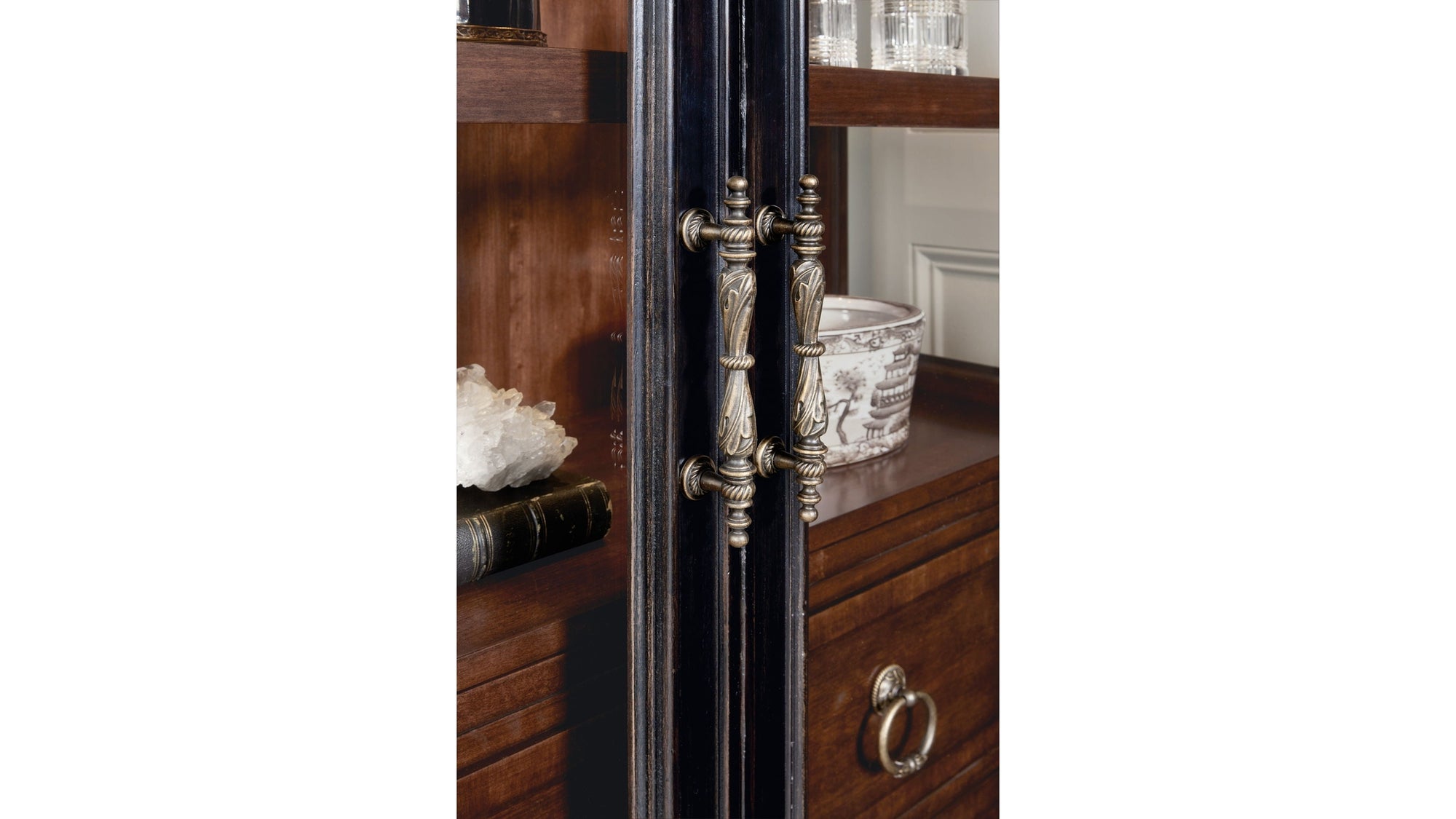 Charleston - Display Cabinet - Black
