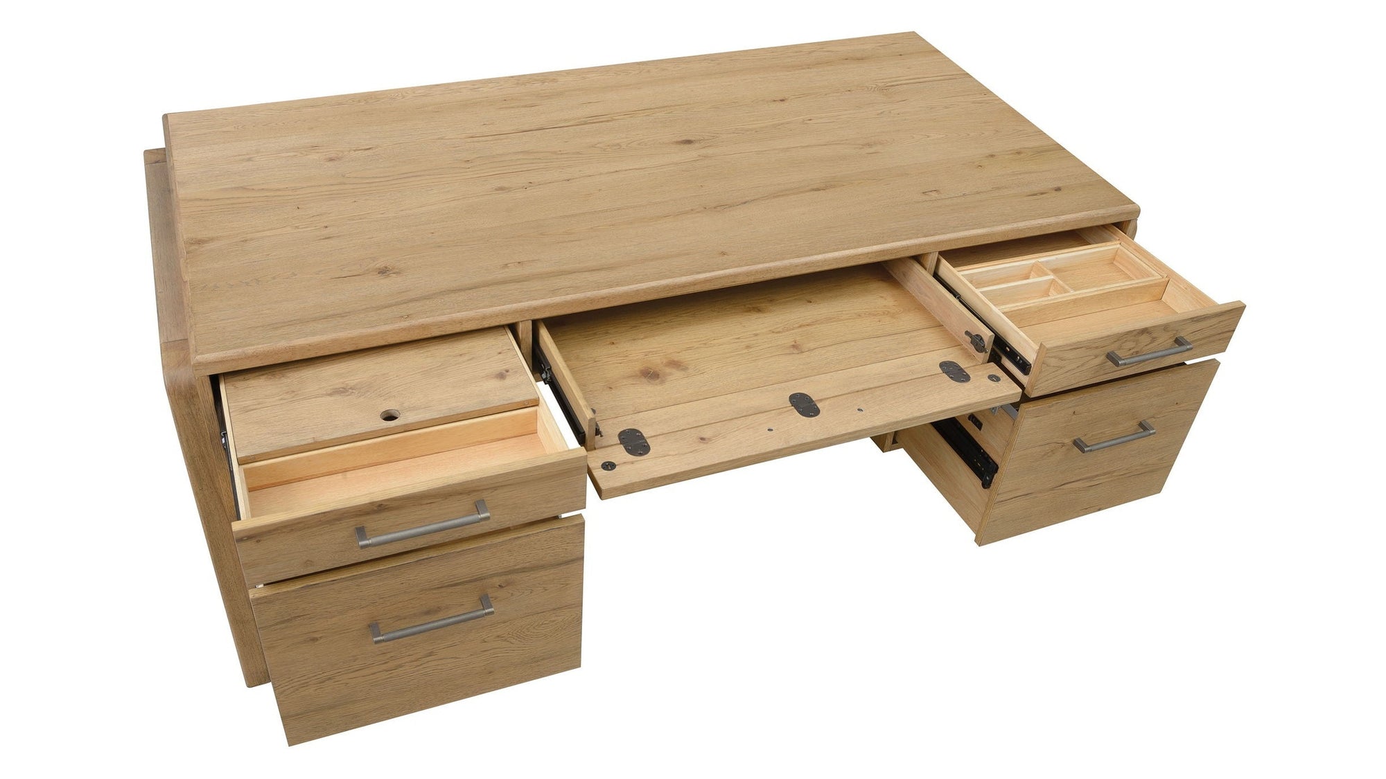 Kalamazoo - Executive Desk - Light Brown