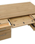 Kalamazoo - Executive Desk - Light Brown