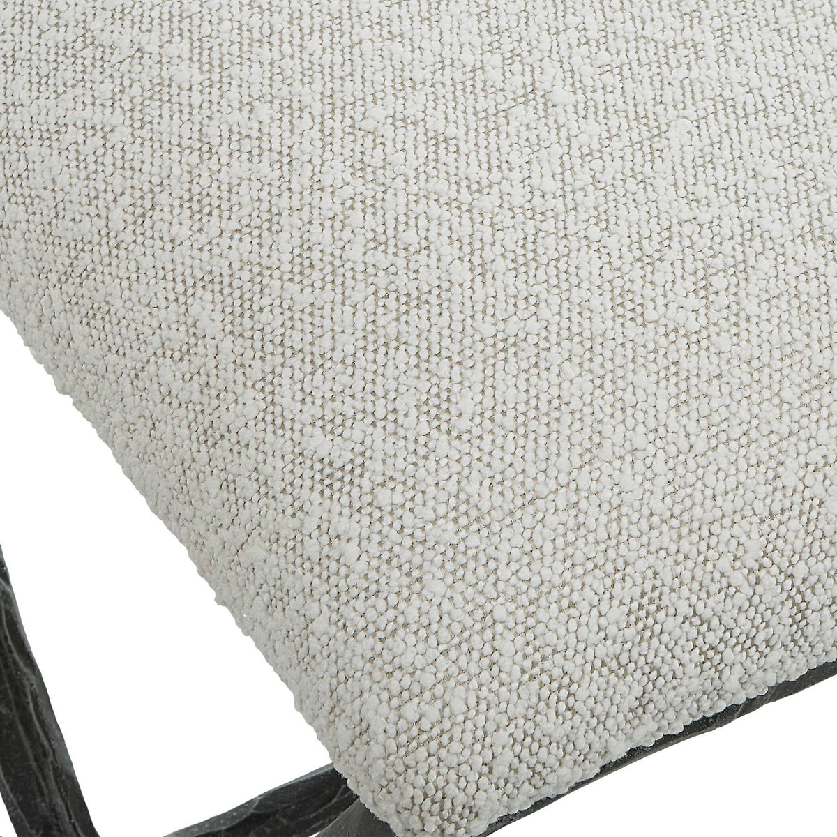 Brisby - Fabric Small Bench - Gray