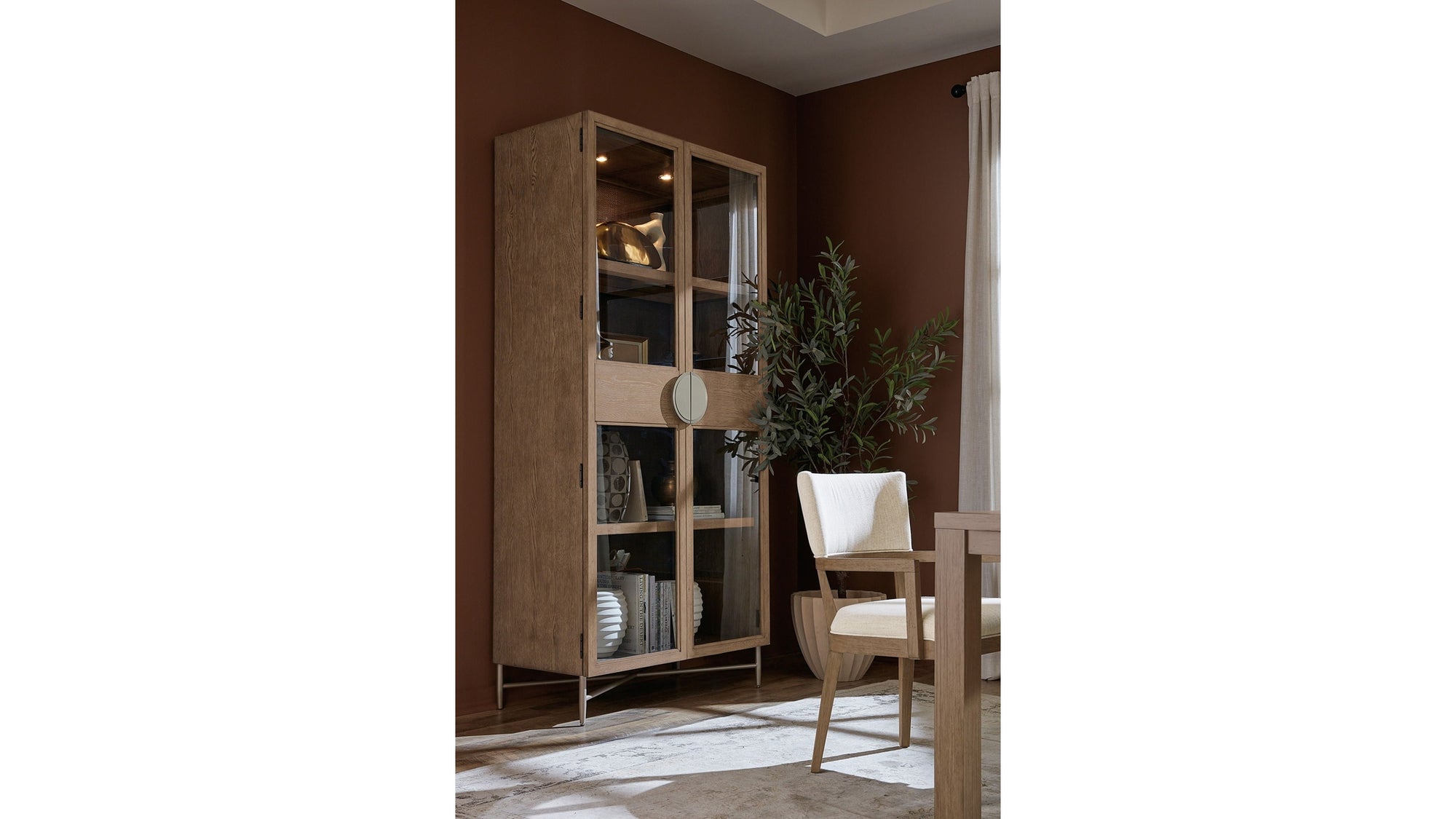 Sonnet - Display Cabinet - Dark Gray