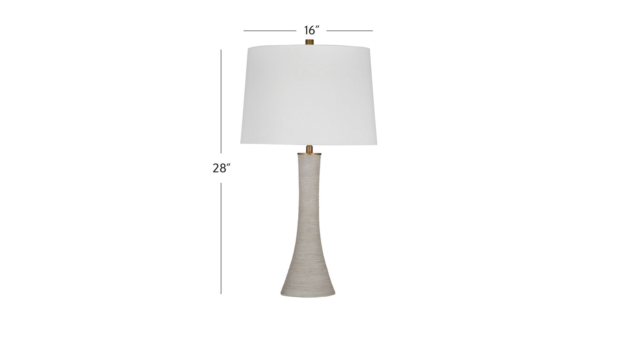 Ranier - Table Lamp - White