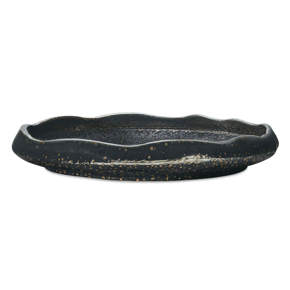 Stardust Ripple - Indoor-Outdoor Bowl - Black