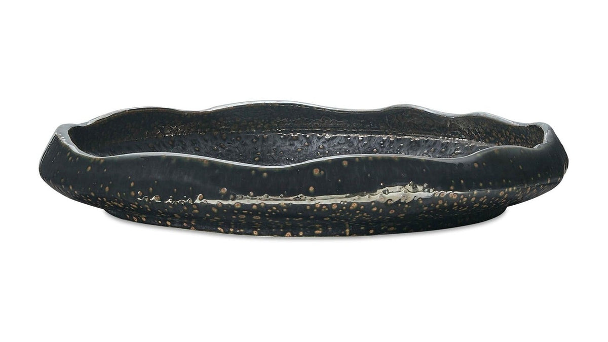 Stardust Ripple - Indoor-Outdoor Bowl - Black