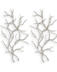 Silver Branches - Wall Art (Set of 2) - Silver