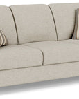 Moxy - Fabric Sofa, T-Shaped Seat Cushion, Straight Track Arms
