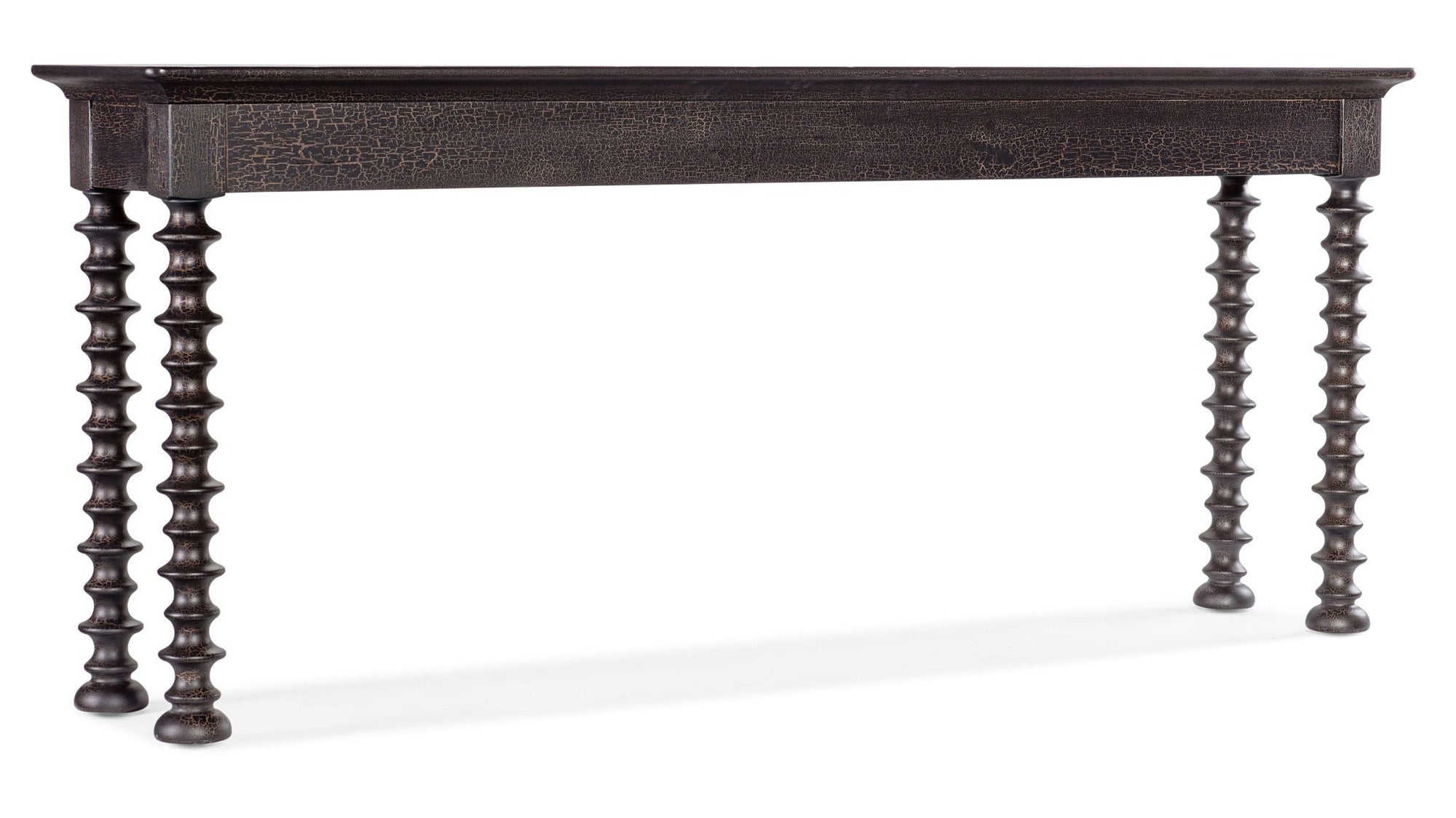 Big Sky - Turned Leg Sofa Table - Black