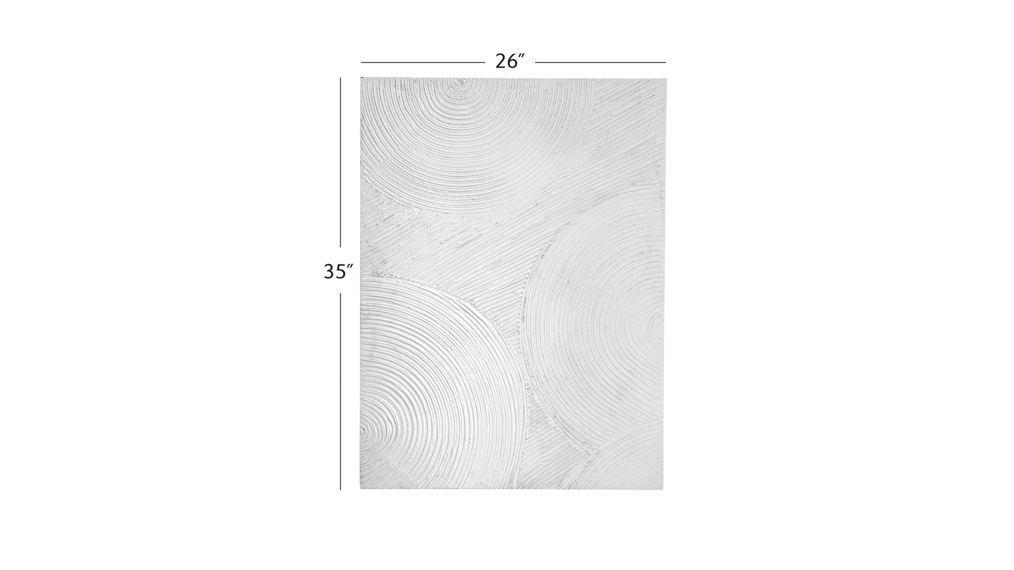 Elton Wall Art - White