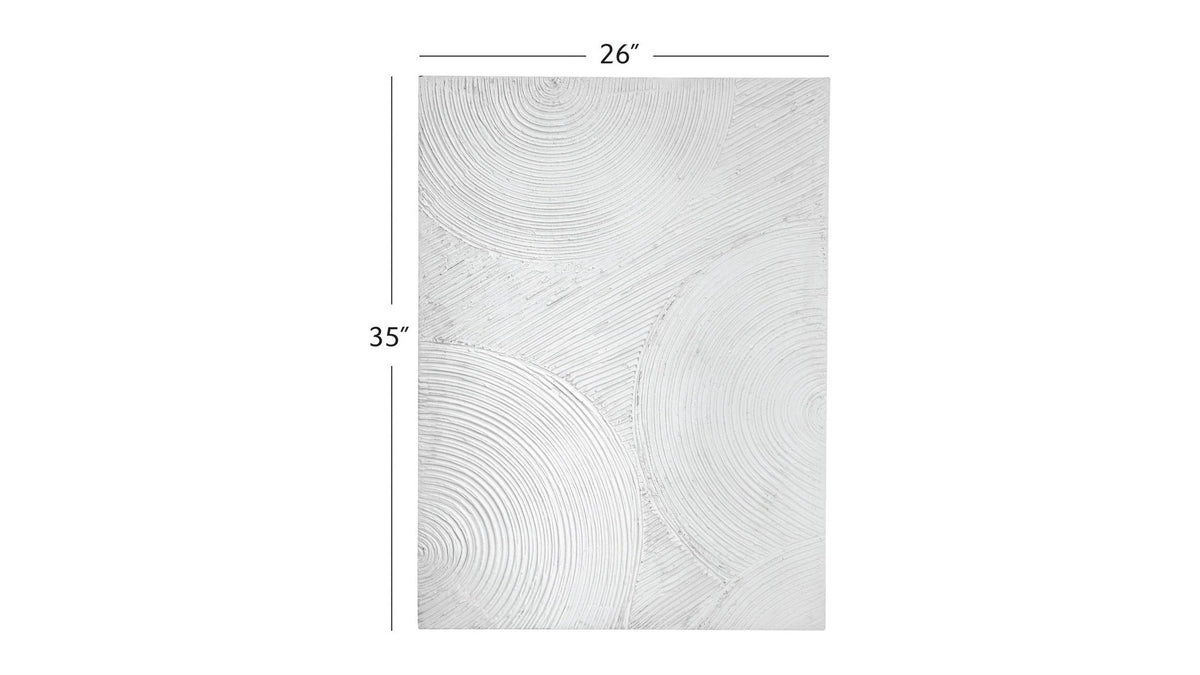 Elton Wall Art - White