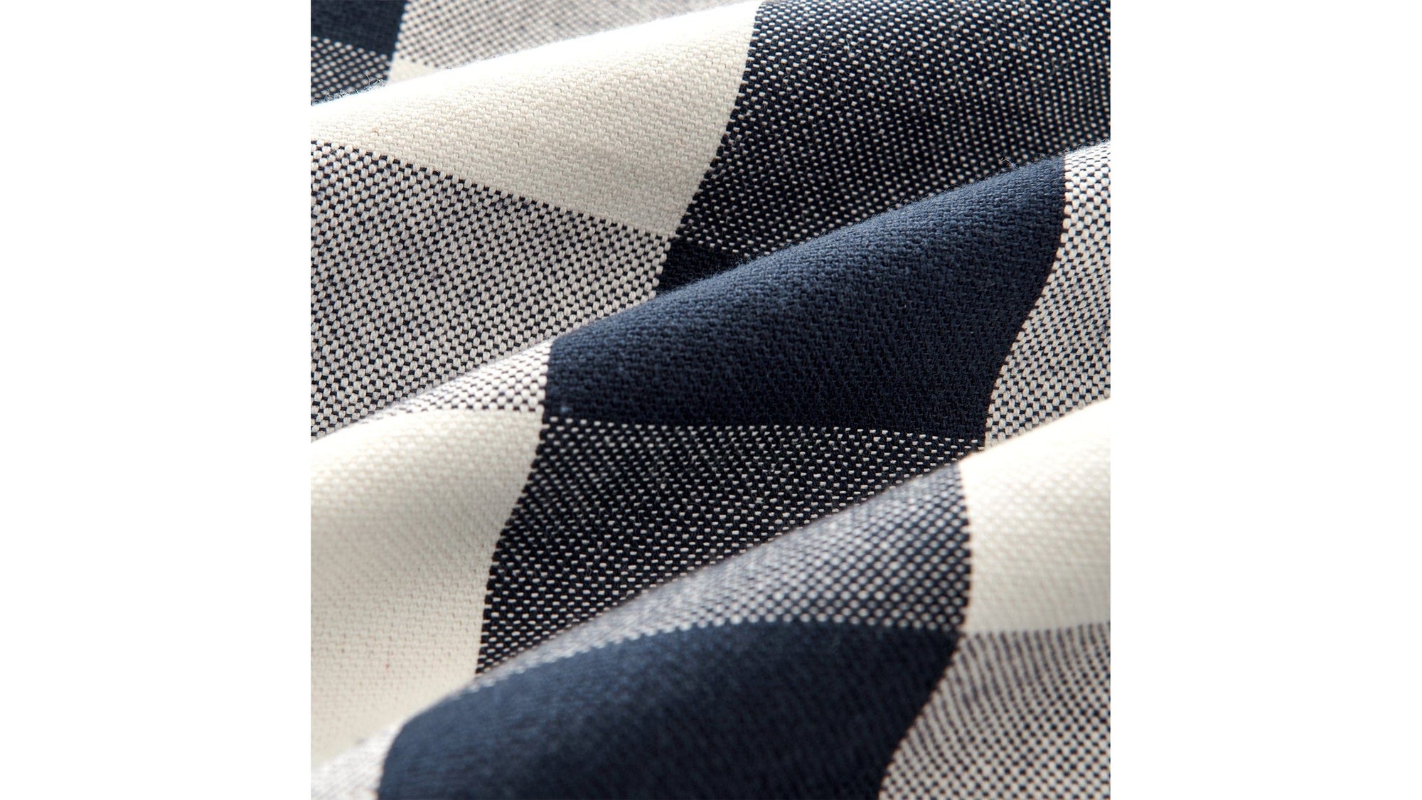 Camille - King Buffalo Check Comforter Set Set of 3 - Navy
