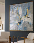 Meditation - Modern Art - Blue