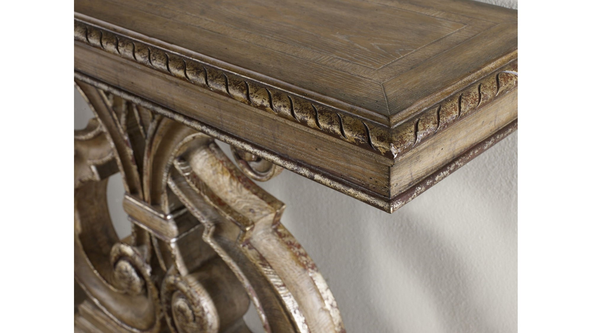 Melange - Solana Console Table - Light Brown