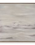 Trance - Hand Painted Abstract Art - Brown / Gray / White / Woodtone