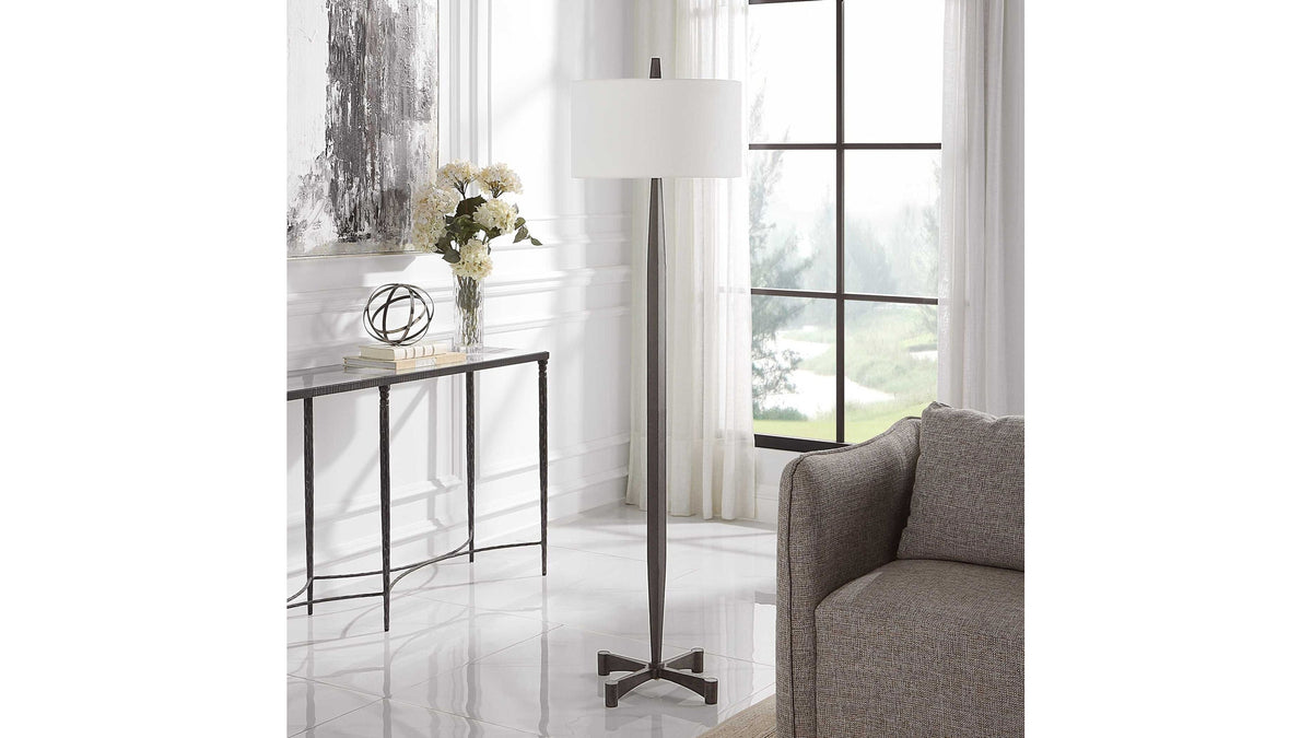 Counteract - Rust Metal Floor Lamp
