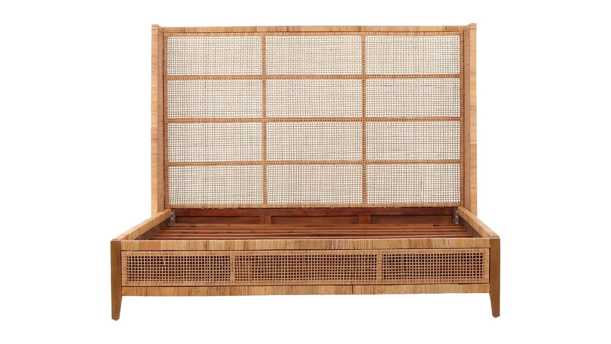Positano - King Bed - Light Brown