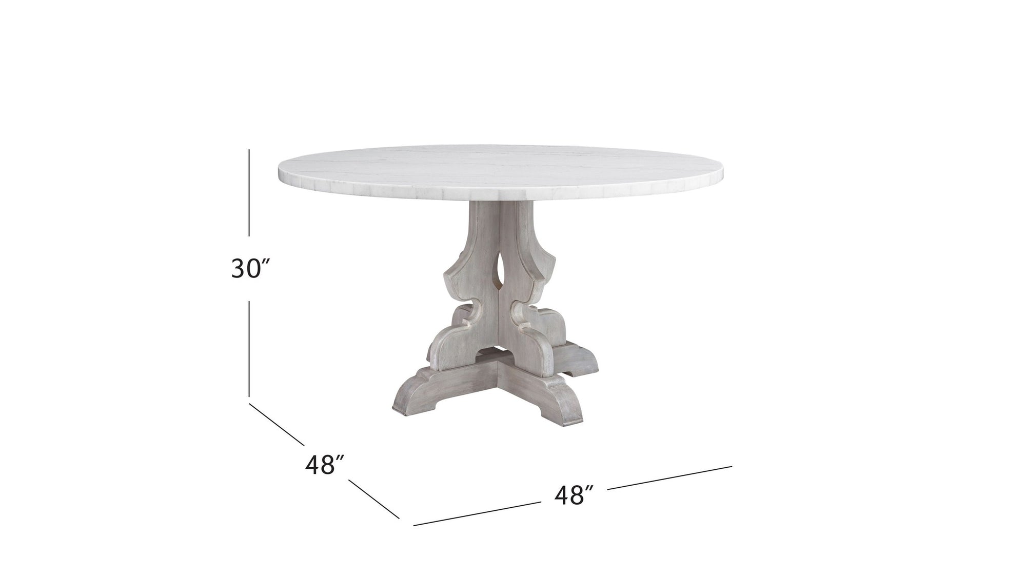 Delaney - Dining Table - Gray