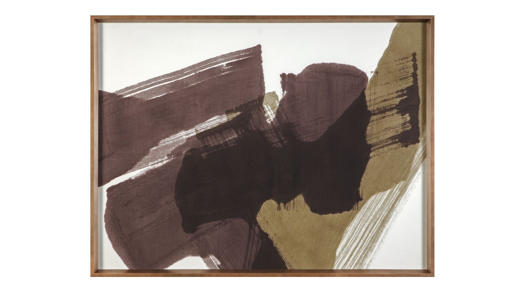 Eclectic-Fuse Framed Print - Brown