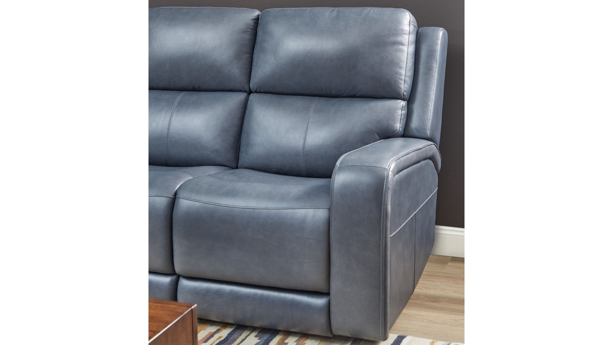 Oasis - Power Reclining Sofa With Power Headrests, Lumbar, Heat &amp; Massage