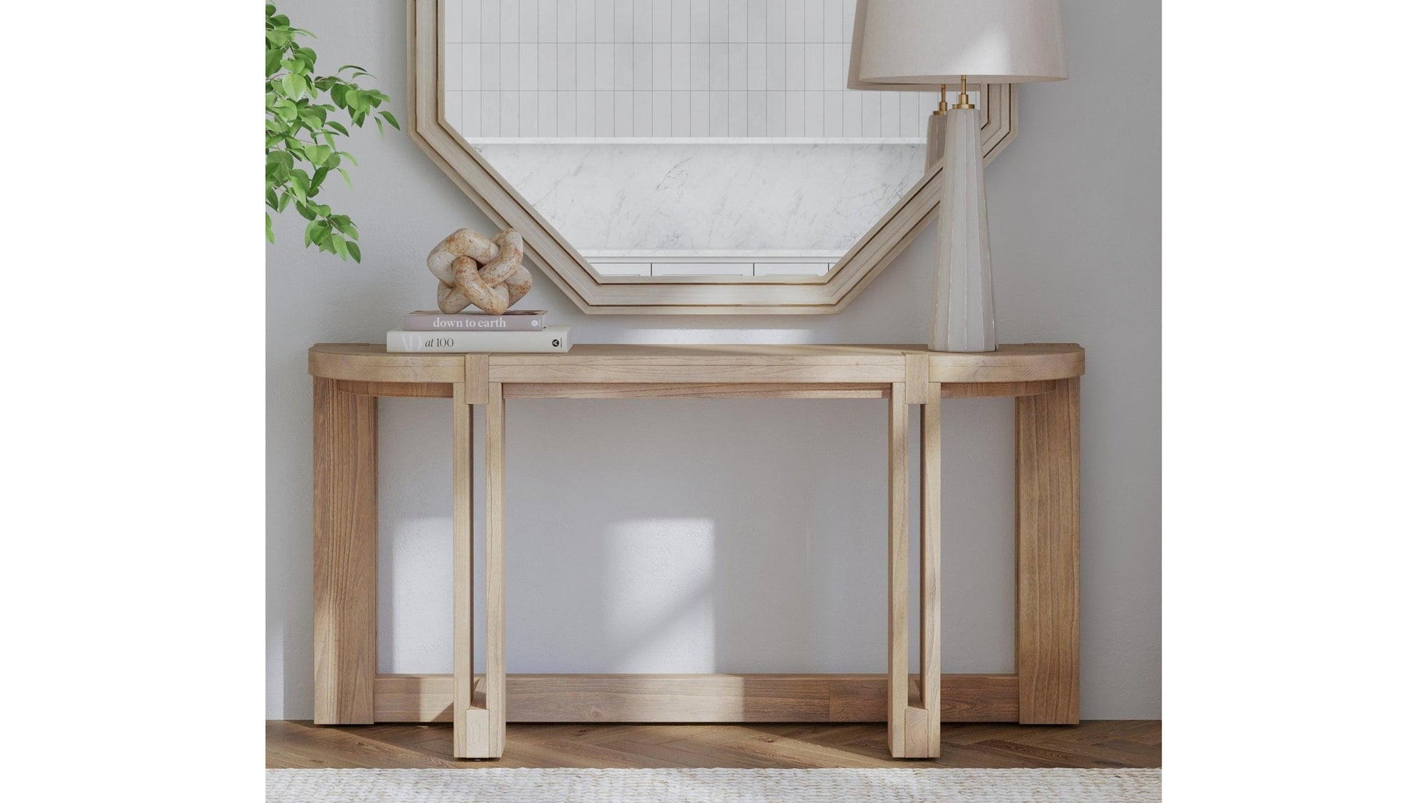 McGuire - Console Table - Dark Brown
