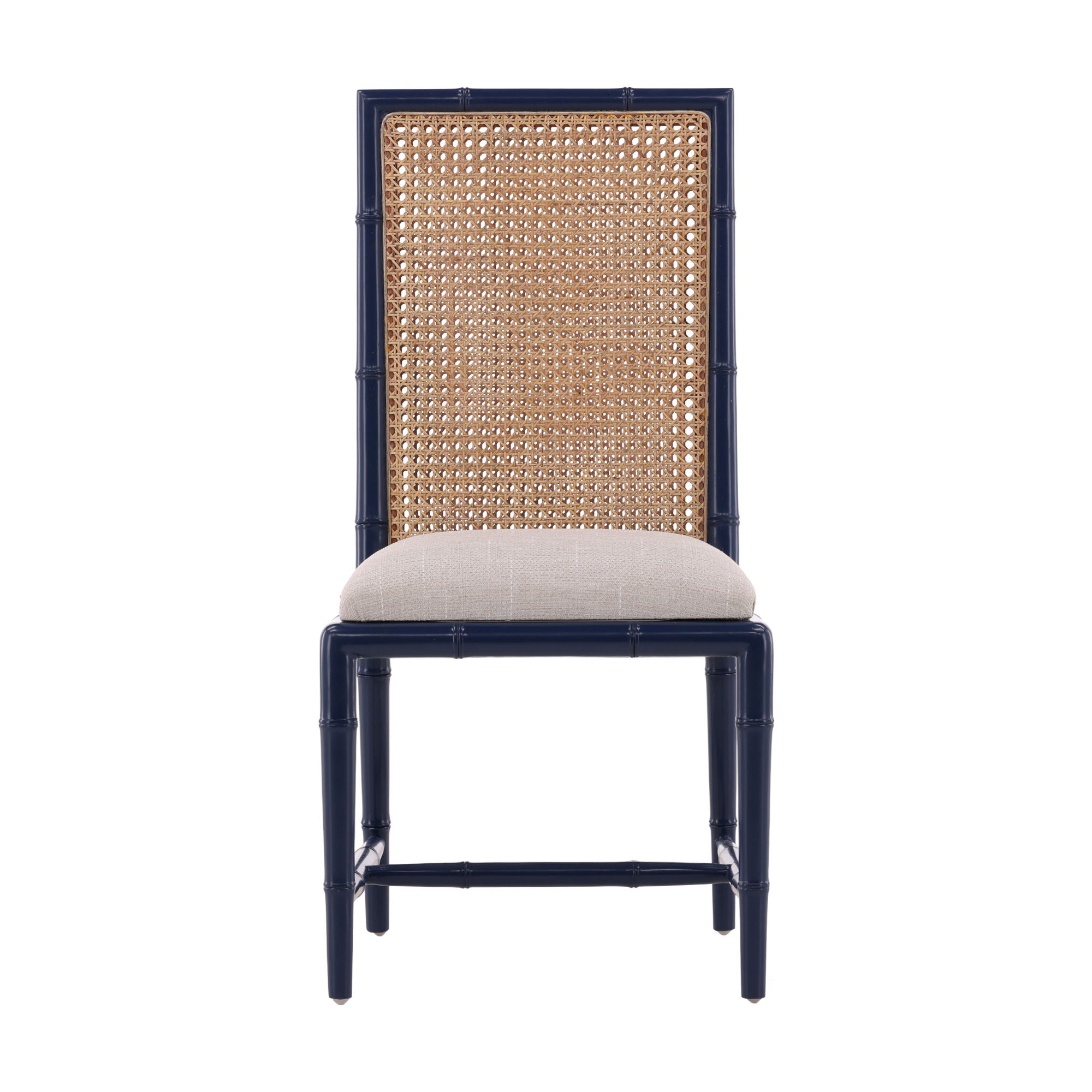 Casablanca - Side Chair - Blue / Light Brown