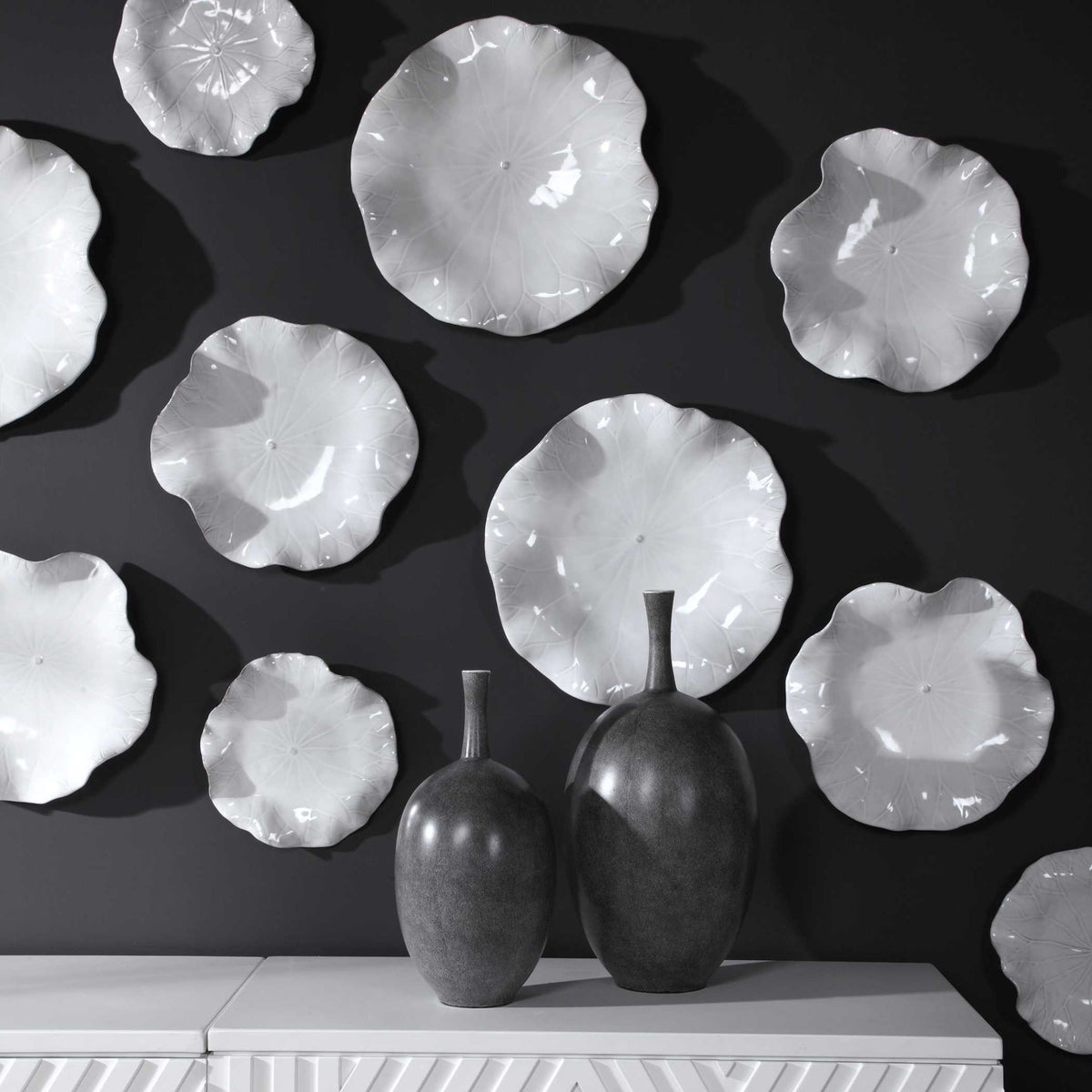 Abella - Ceramic Wall Decor (Set of 3)