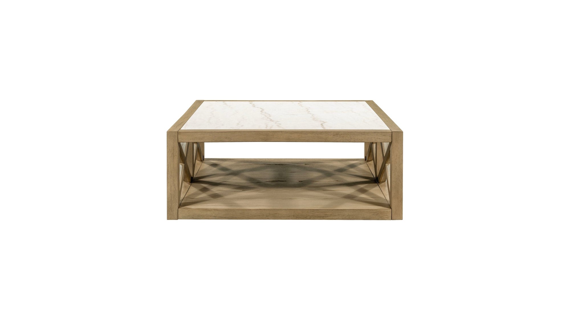 Holden - Square Coffee Table - Rustic Blonde