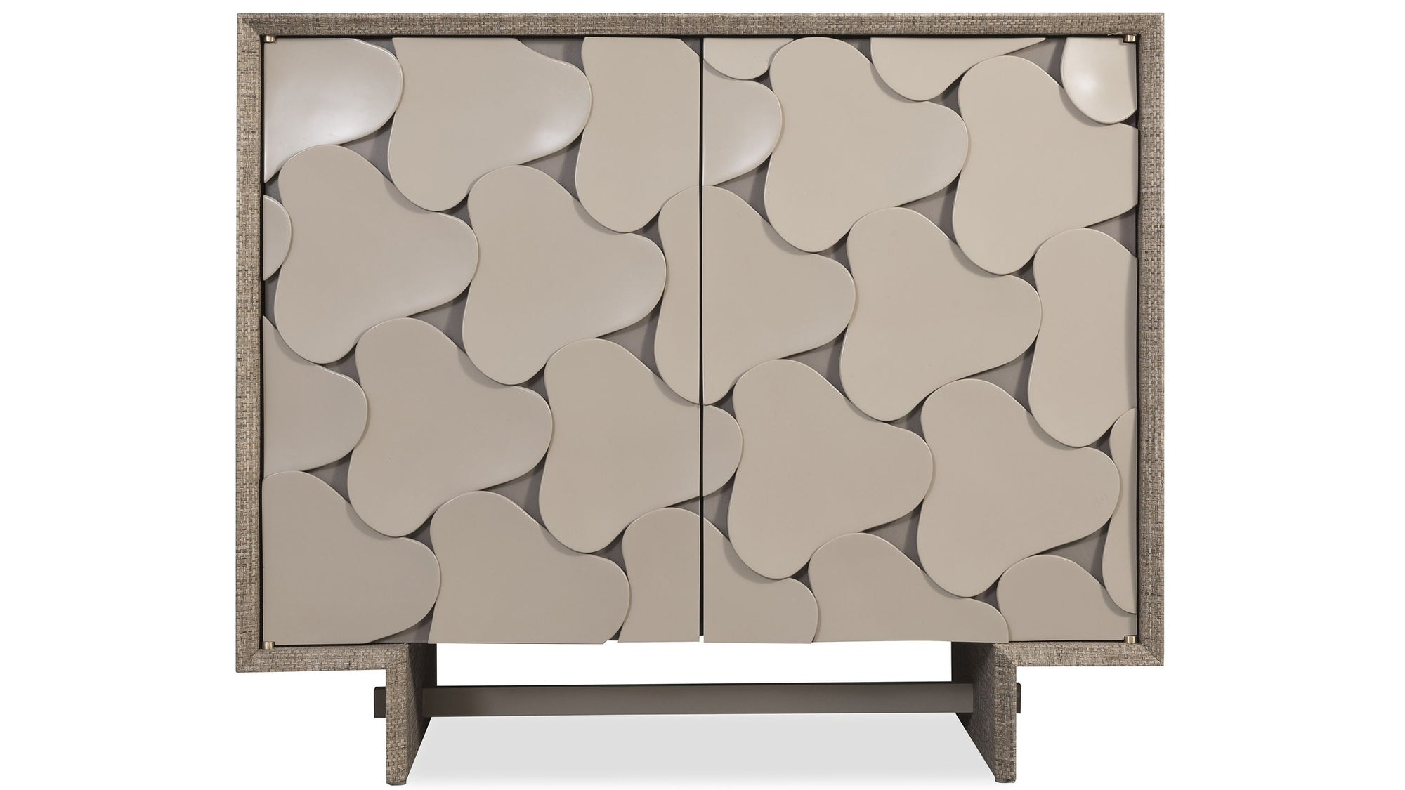 Melange - Pinwheel Hall Chest - Gray